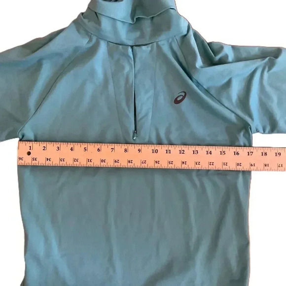 Asics Women’s Large Athletic Long‎ Sleeve High Neck Pullover - Picture 4 of 7